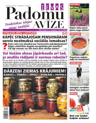 IEVAS PADOMU AVĪZE Nr. 31 2026