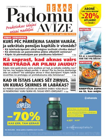 IEVAS PADOMU AVĪZE Nr. 15 2026