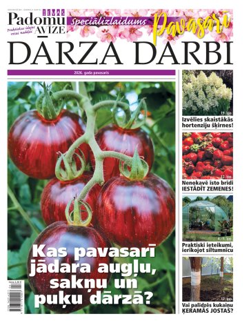 DĀRZA DARBI PAVASARĪ 2026