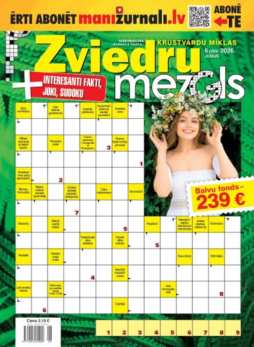ZVIEDRU MEZGLS Nr. 6 2026