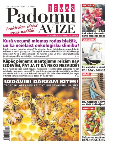 IEVAS PADOMU AVĪZE Nr. 19 2025