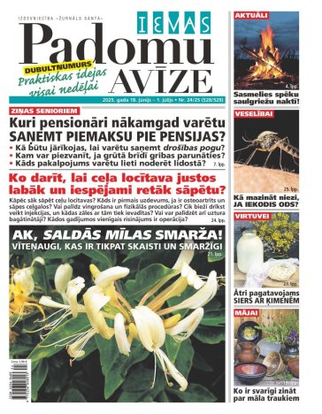 IEVAS PADOMU AVĪZE Nr. 24/25 2025