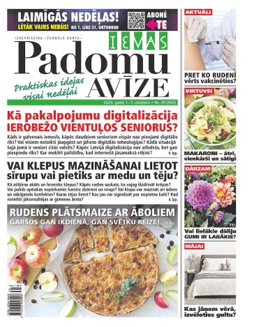 IEVAS PADOMU AVĪZE Nr. 39 2025