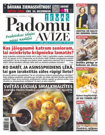 IEVAS PADOMU AVĪZE Nr. 49 2025