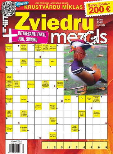 ZVIEDRU MEZGLS Nr. 8 2025