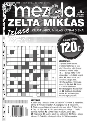 MEZGLA ZELTA MĪKLAS — Nr. 09