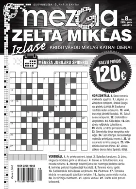 MEZGLA ZELTA MĪKLAS — Nr. 08