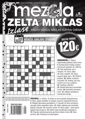 MEZGLA ZELTA MĪKLAS — Nr. 09