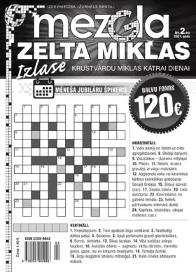 MEZGLA ZELTA MĪKLAS — Nr. 02
