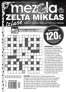 MEZGLA ZELTA MĪKLAS — Nr. 10