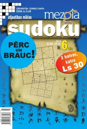 MEZGLA SUDOKU — Nr. 06