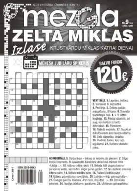 MEZGLA ZELTA MĪKLAS — Nr. 09