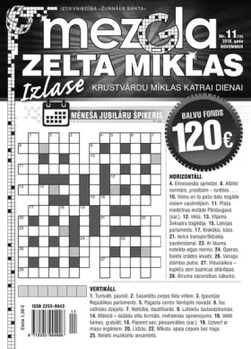 MEZGLA ZELTA MĪKLAS — Nr. 11