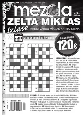 MEZGLA ZELTA MĪKLAS — Nr. 03