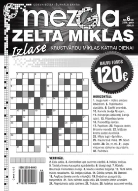MEZGLA ZELTA MĪKLAS — Nr. 06
