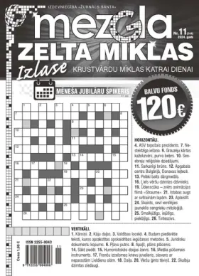 MEZGLA ZELTA MĪKLAS — Nr. 11
