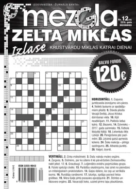 MEZGLA ZELTA MĪKLAS — Nr. 12