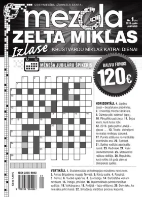 MEZGLA ZELTA MĪKLAS — Nr. 01