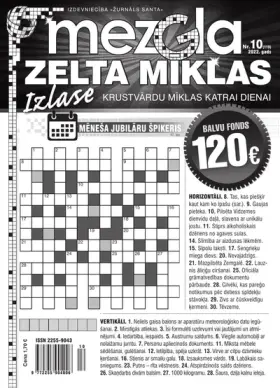 MEZGLA ZELTA MĪKLAS — Nr. 10