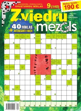 ZVIEDRU MEZGLS — Nr. 09