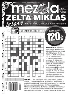 MEZGLA ZELTA MĪKLAS — Nr. 10