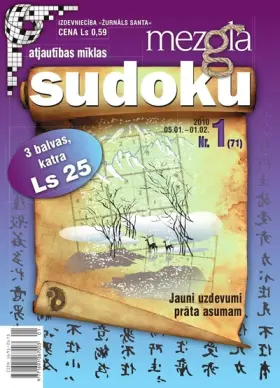 MEZGLA SUDOKU — Nr. 01