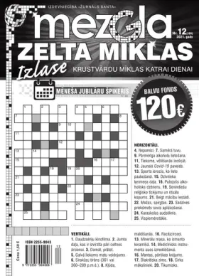 MEZGLA ZELTA MĪKLAS — Nr. 12