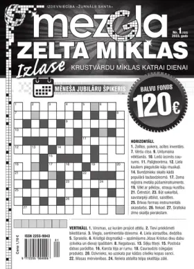 MEZGLA ZELTA MĪKLAS — Nr. 01