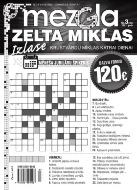 MEZGLA ZELTA MĪKLAS — Nr. 03