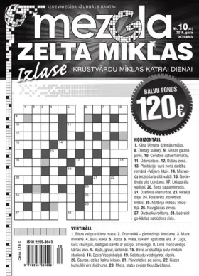 MEZGLA ZELTA MĪKLAS — Nr. 10