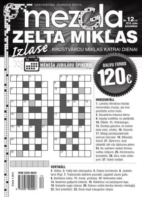 MEZGLA ZELTA MĪKLAS — Nr. 12