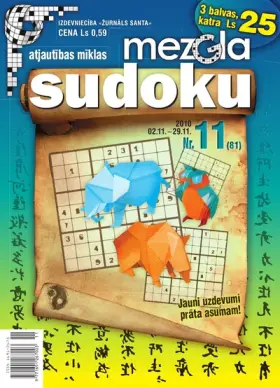 MEZGLA SUDOKU — Nr. 11
