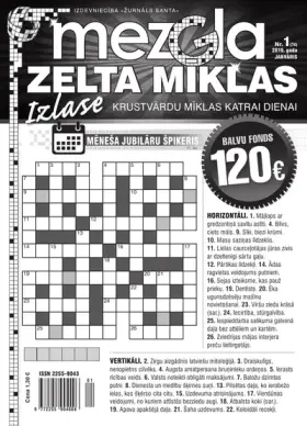 MEZGLA ZELTA MĪKLAS — Nr. 01