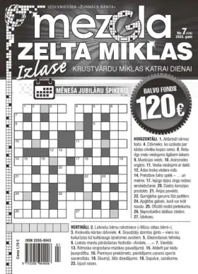 MEZGLA ZELTA MĪKLAS — Nr. 07