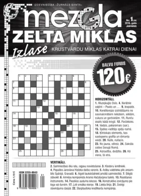 MEZGLA ZELTA MĪKLAS — Nr. 01