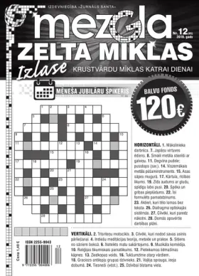 MEZGLA ZELTA MĪKLAS — Nr. 12
