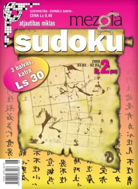 MEZGLA SUDOKU — Nr. 02