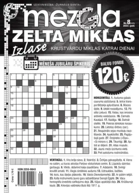 MEZGLA ZELTA MĪKLAS — Nr. 08