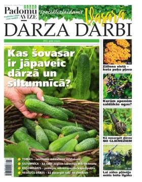 VASARAS DARBI DĀRZĀ 2022