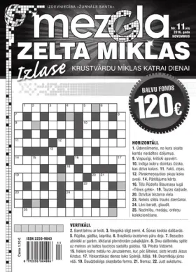 MEZGLA ZELTA MĪKLAS — Nr. 11